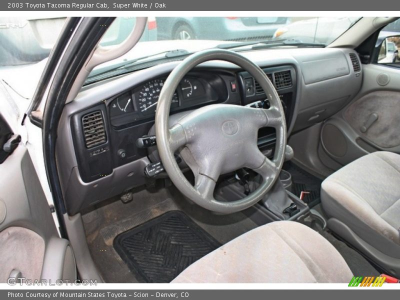 Super White / Oak 2003 Toyota Tacoma Regular Cab