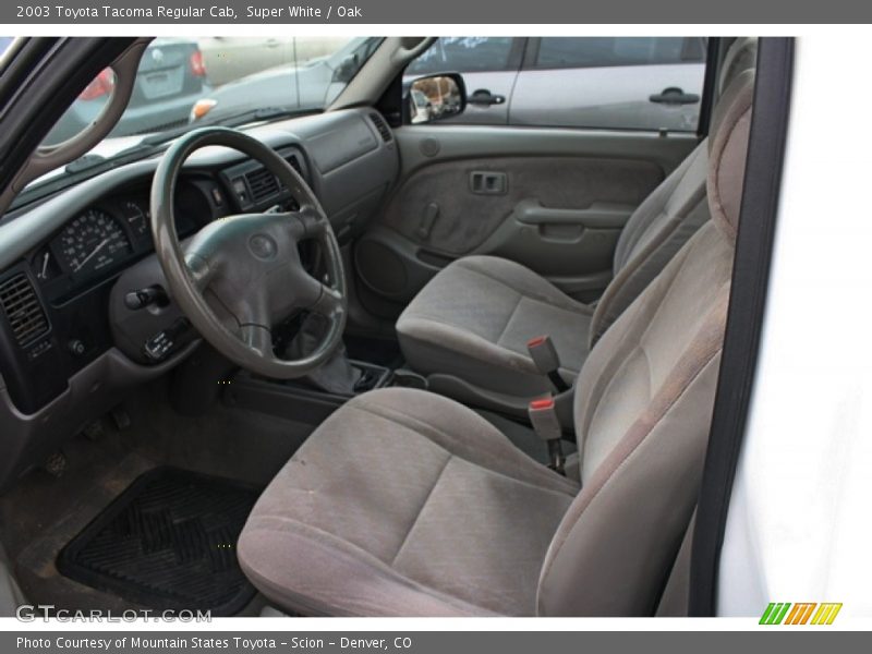Super White / Oak 2003 Toyota Tacoma Regular Cab