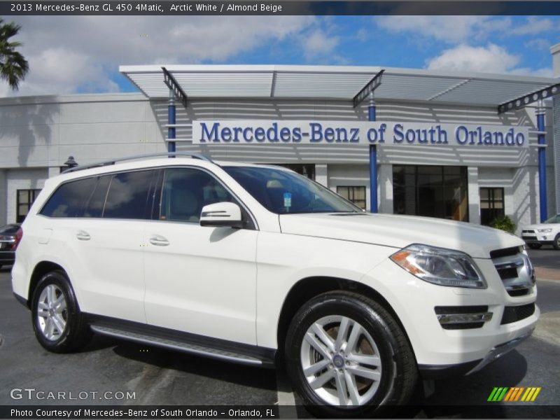 Arctic White / Almond Beige 2013 Mercedes-Benz GL 450 4Matic