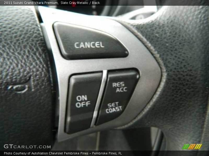 Slate Gray Metallic / Black 2011 Suzuki Grand Vitara Premium