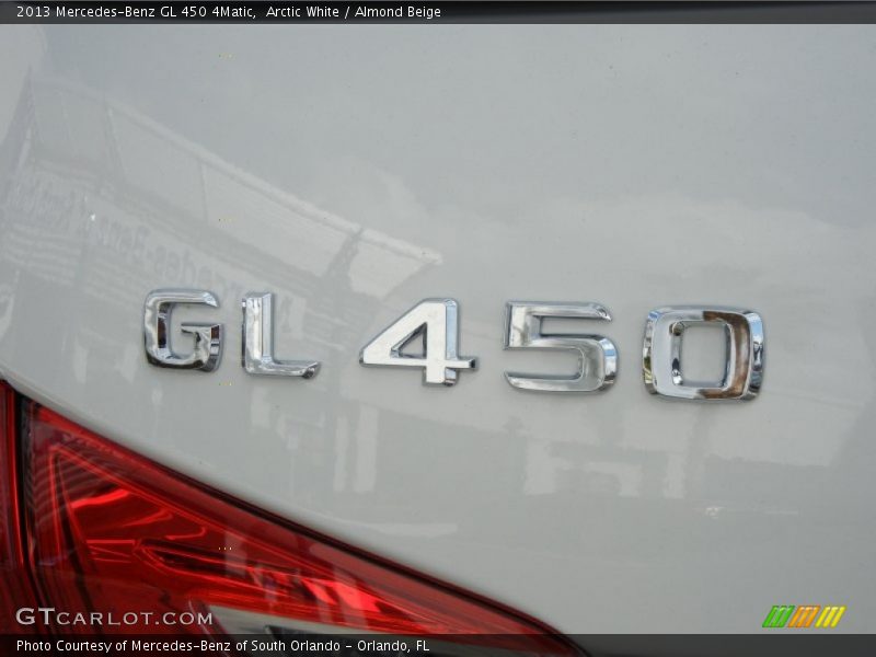 Arctic White / Almond Beige 2013 Mercedes-Benz GL 450 4Matic