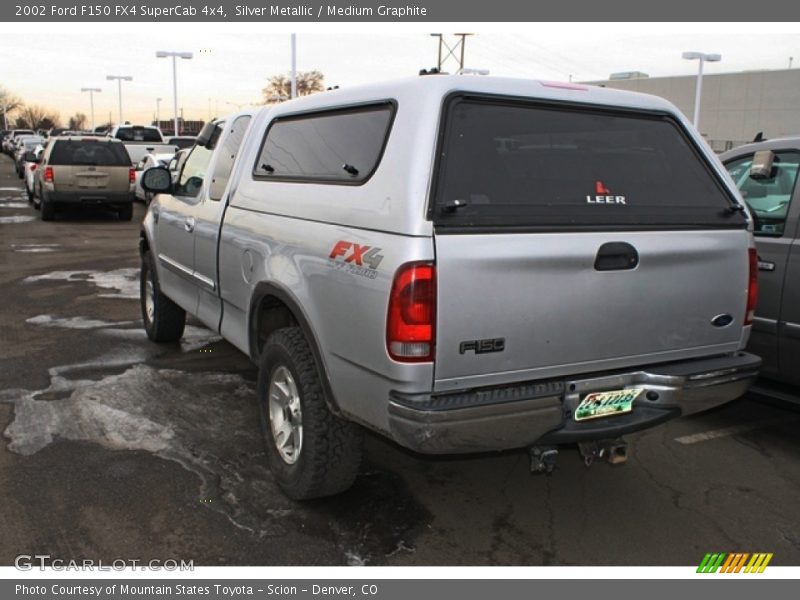 Silver Metallic / Medium Graphite 2002 Ford F150 FX4 SuperCab 4x4