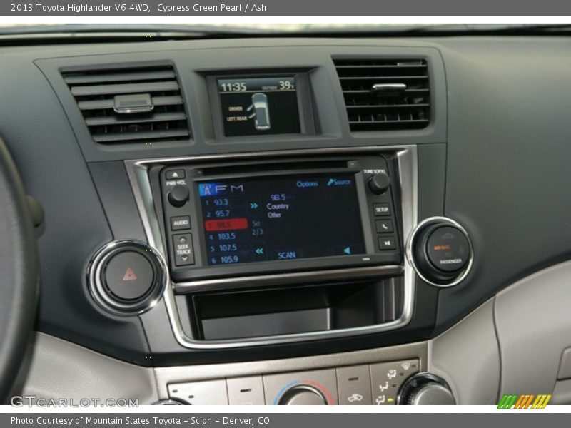 Cypress Green Pearl / Ash 2013 Toyota Highlander V6 4WD