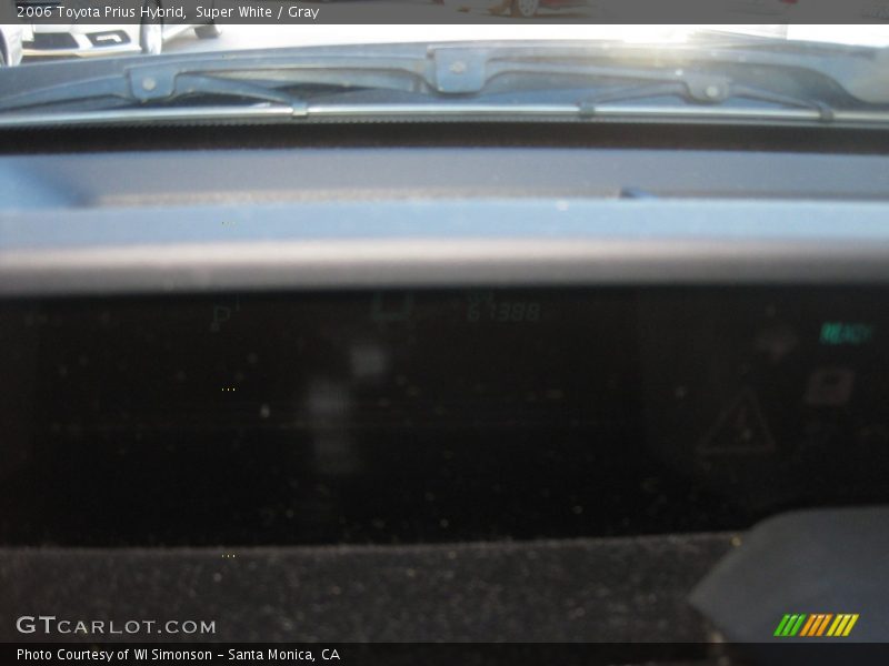 Super White / Gray 2006 Toyota Prius Hybrid