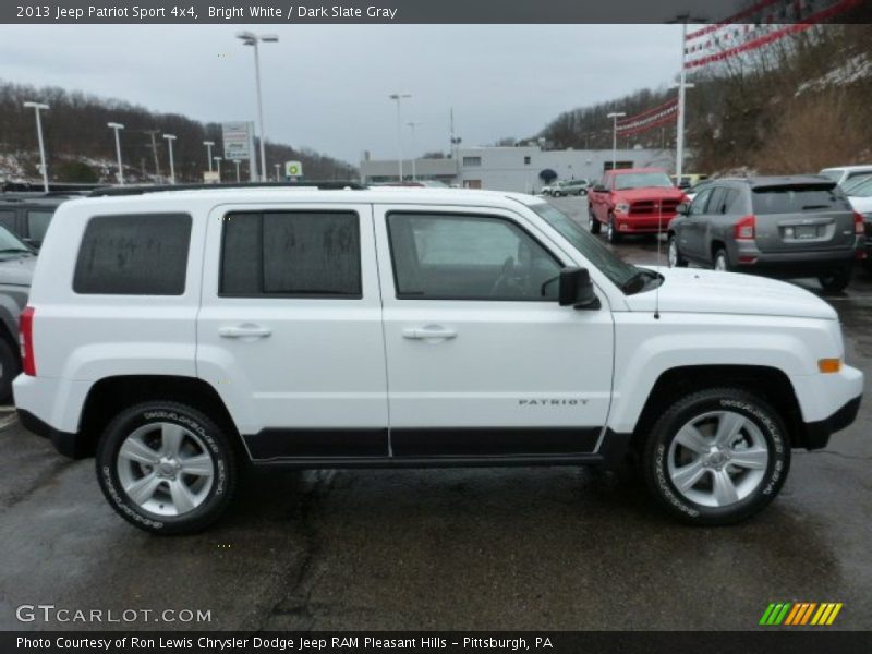 Bright White / Dark Slate Gray 2013 Jeep Patriot Sport 4x4