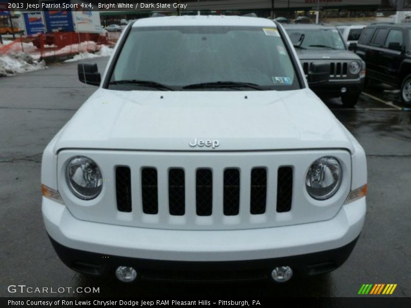 Bright White / Dark Slate Gray 2013 Jeep Patriot Sport 4x4