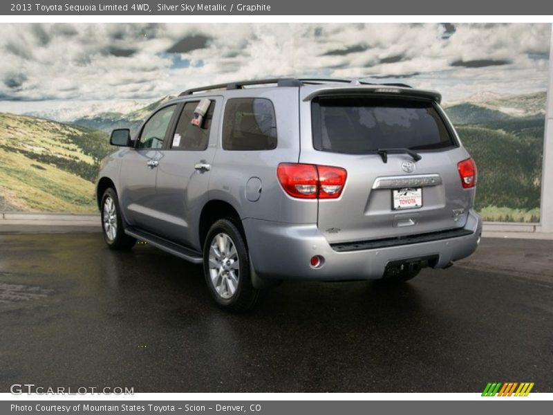 Silver Sky Metallic / Graphite 2013 Toyota Sequoia Limited 4WD