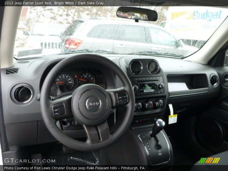 Bright White / Dark Slate Gray 2013 Jeep Patriot Sport 4x4