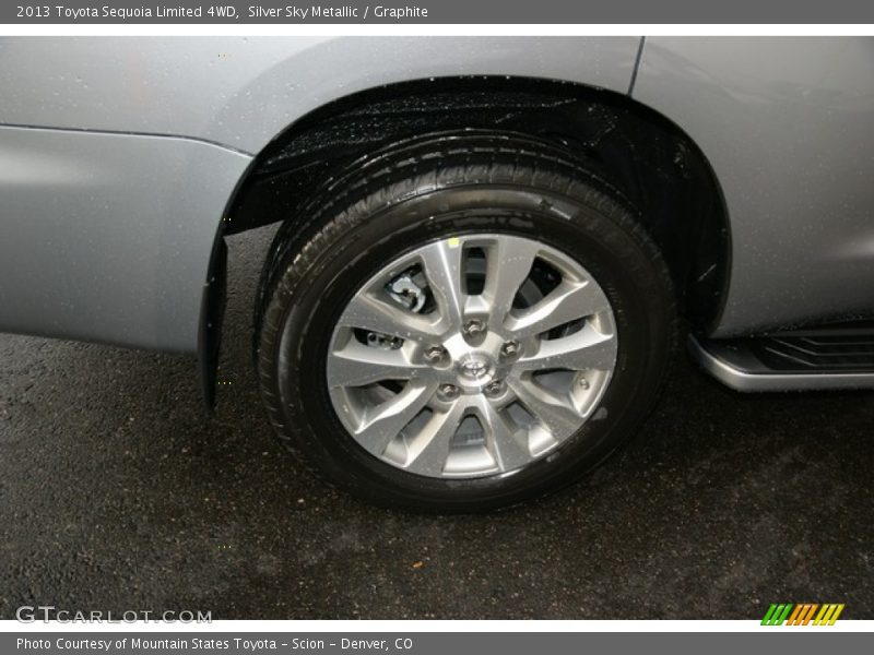 Silver Sky Metallic / Graphite 2013 Toyota Sequoia Limited 4WD