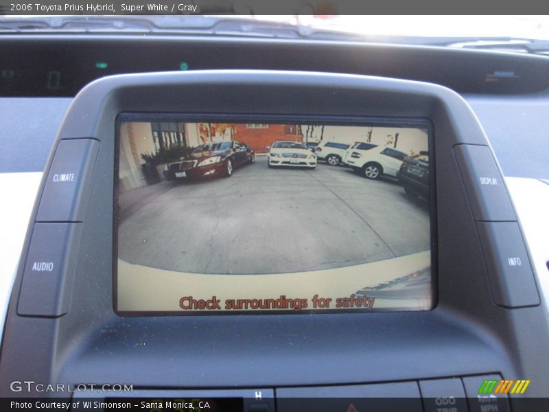 Super White / Gray 2006 Toyota Prius Hybrid