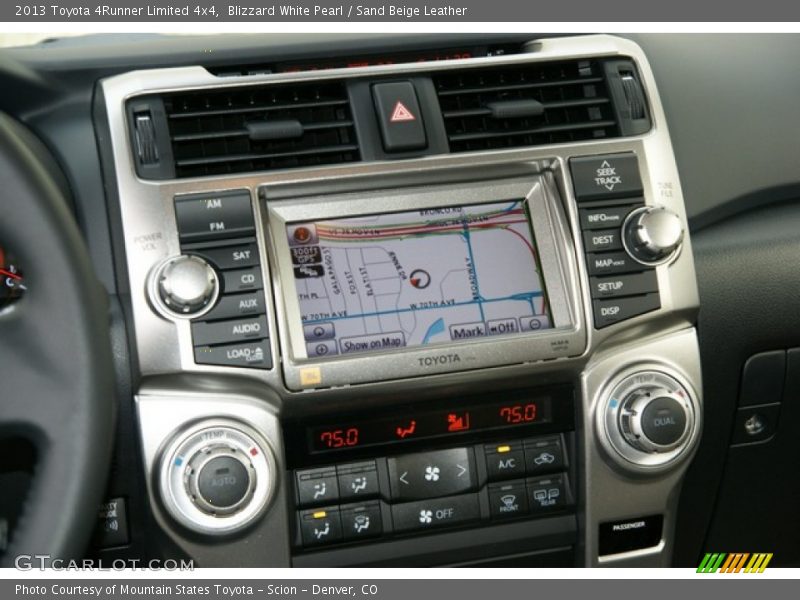 Blizzard White Pearl / Sand Beige Leather 2013 Toyota 4Runner Limited 4x4