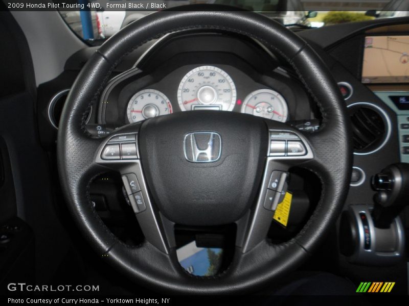 Formal Black / Black 2009 Honda Pilot Touring 4WD