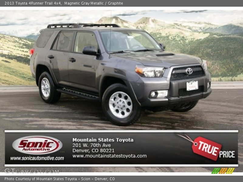 Magnetic Gray Metallic / Graphite 2013 Toyota 4Runner Trail 4x4