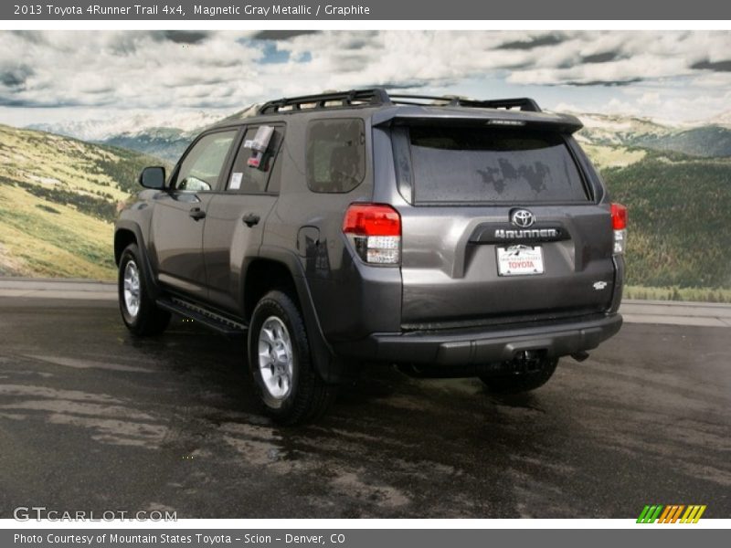Magnetic Gray Metallic / Graphite 2013 Toyota 4Runner Trail 4x4