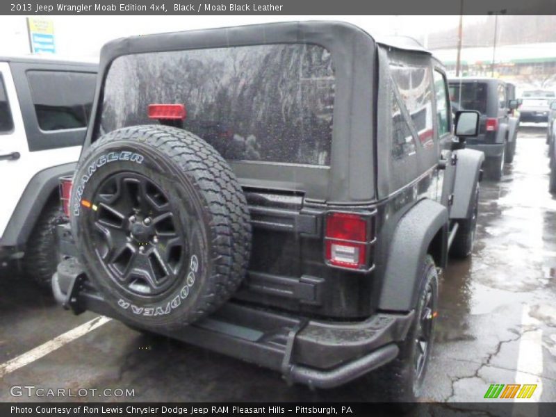 Black / Moab Black Leather 2013 Jeep Wrangler Moab Edition 4x4