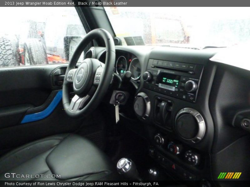 Black / Moab Black Leather 2013 Jeep Wrangler Moab Edition 4x4