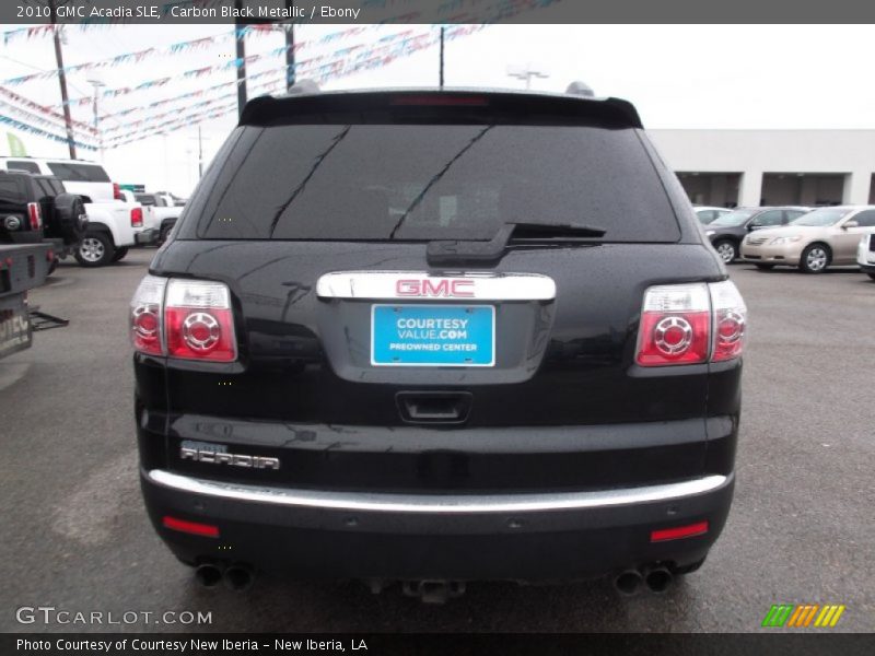 Carbon Black Metallic / Ebony 2010 GMC Acadia SLE