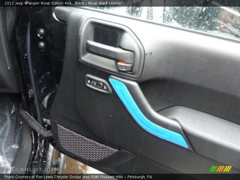 Black / Moab Black Leather 2013 Jeep Wrangler Moab Edition 4x4