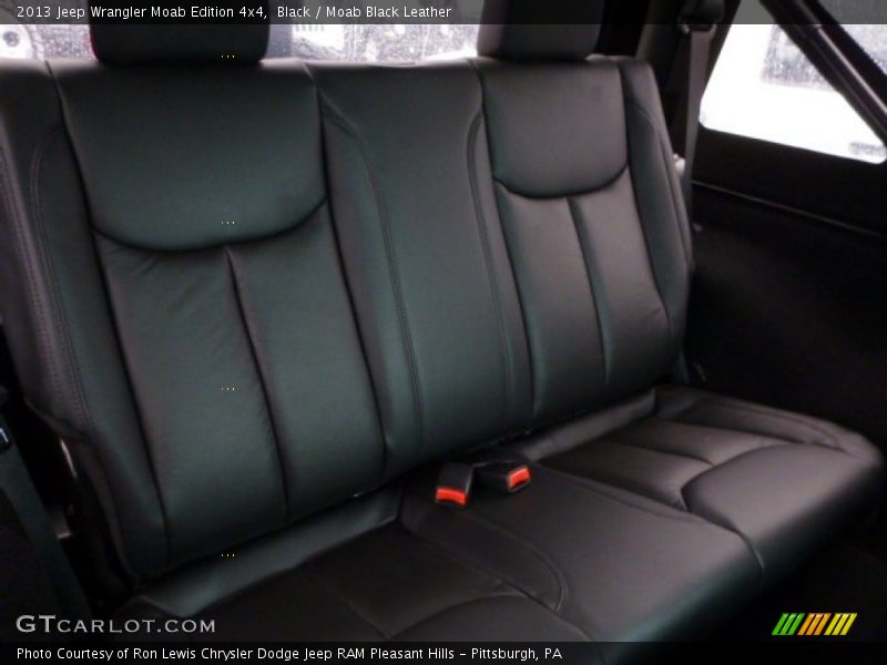 Black / Moab Black Leather 2013 Jeep Wrangler Moab Edition 4x4