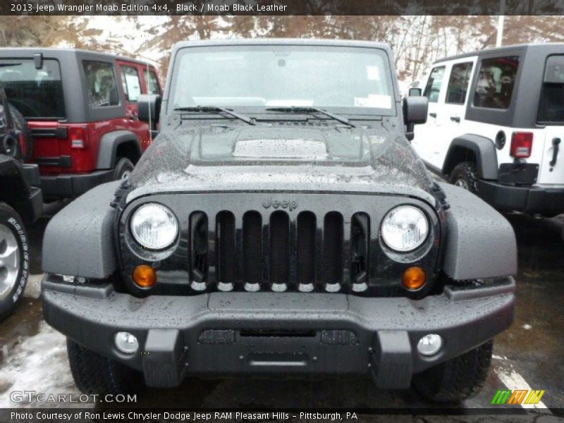 Black / Moab Black Leather 2013 Jeep Wrangler Moab Edition 4x4