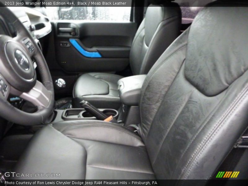 Black / Moab Black Leather 2013 Jeep Wrangler Moab Edition 4x4