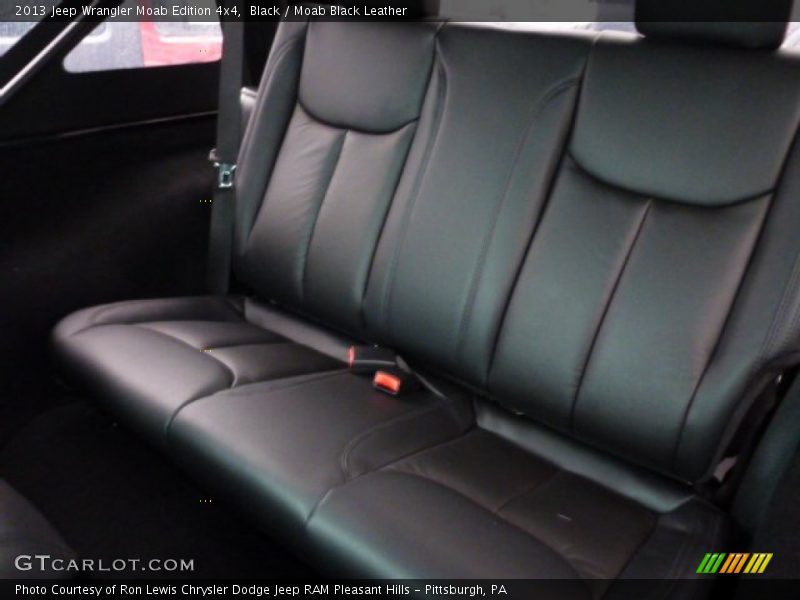 Black / Moab Black Leather 2013 Jeep Wrangler Moab Edition 4x4