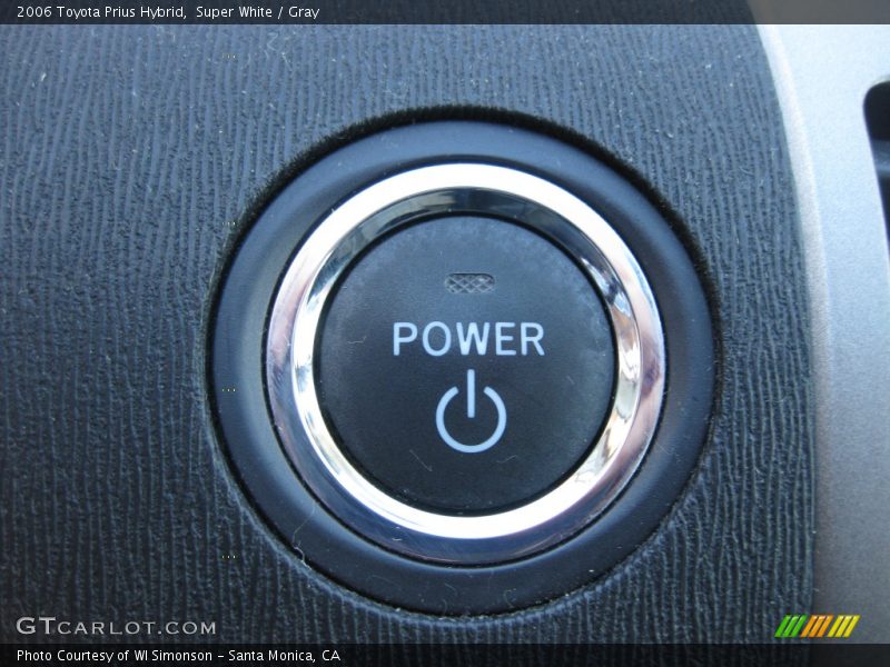 Super White / Gray 2006 Toyota Prius Hybrid