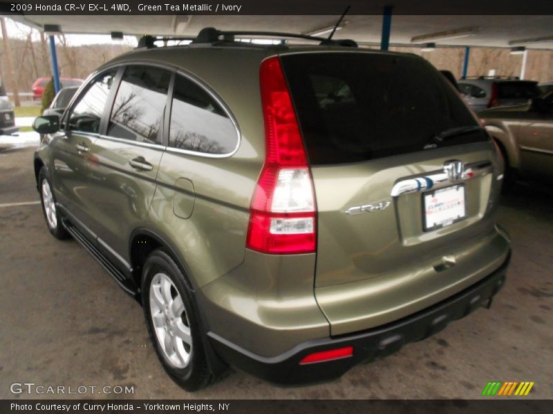 Green Tea Metallic / Ivory 2009 Honda CR-V EX-L 4WD