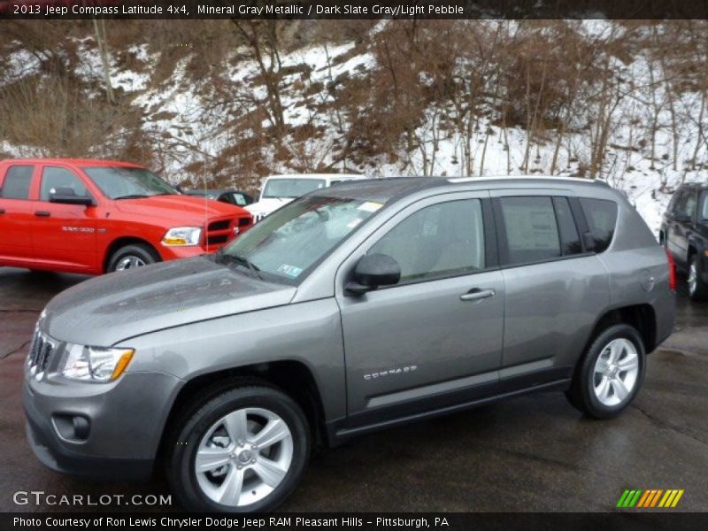 Mineral Gray Metallic / Dark Slate Gray/Light Pebble 2013 Jeep Compass Latitude 4x4