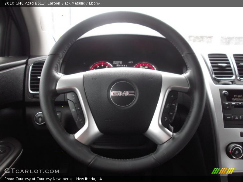 Carbon Black Metallic / Ebony 2010 GMC Acadia SLE