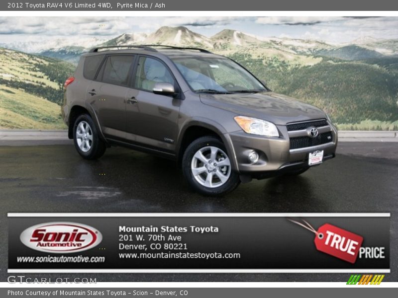 Pyrite Mica / Ash 2012 Toyota RAV4 V6 Limited 4WD