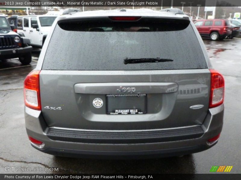 Mineral Gray Metallic / Dark Slate Gray/Light Pebble 2013 Jeep Compass Latitude 4x4