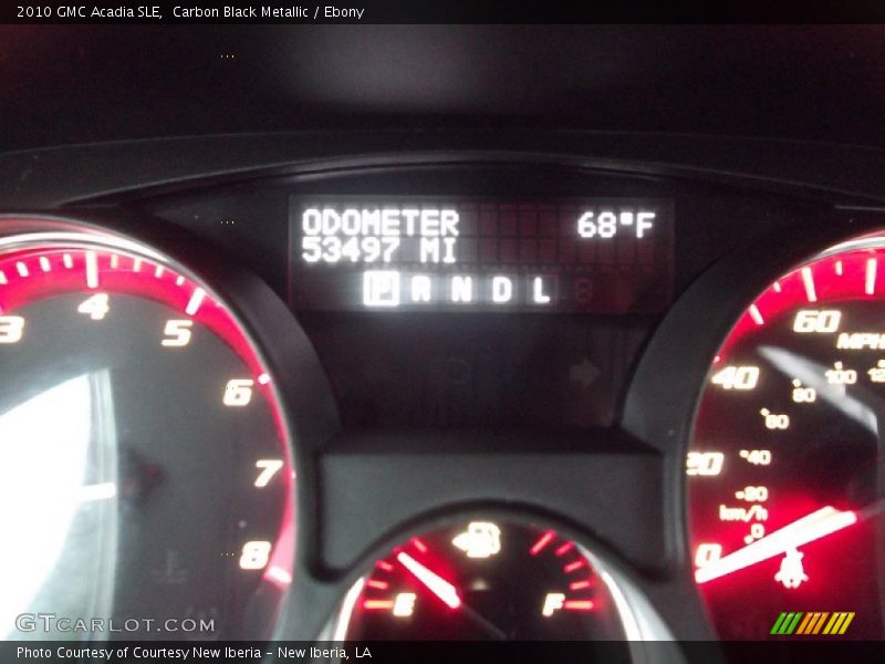 Carbon Black Metallic / Ebony 2010 GMC Acadia SLE