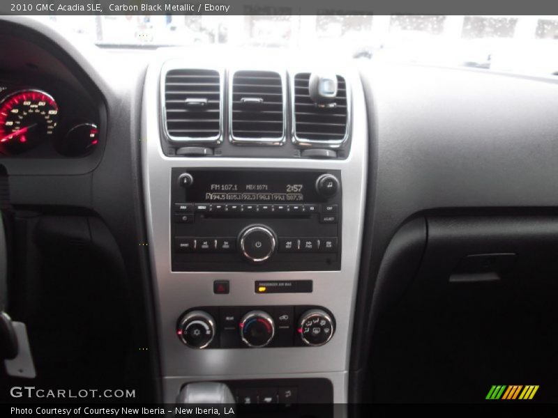 Carbon Black Metallic / Ebony 2010 GMC Acadia SLE
