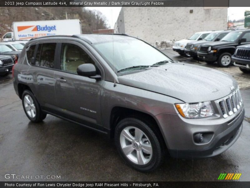 Mineral Gray Metallic / Dark Slate Gray/Light Pebble 2013 Jeep Compass Latitude 4x4