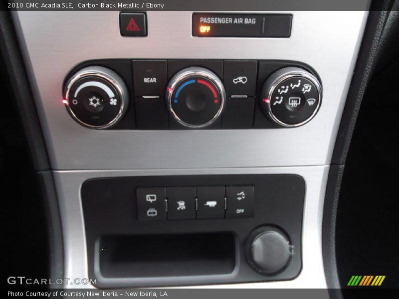 Carbon Black Metallic / Ebony 2010 GMC Acadia SLE