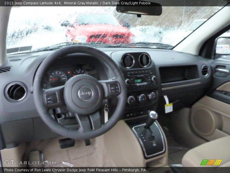 Mineral Gray Metallic / Dark Slate Gray/Light Pebble 2013 Jeep Compass Latitude 4x4