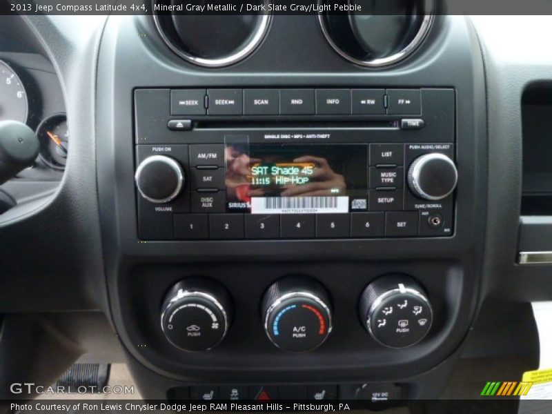 Mineral Gray Metallic / Dark Slate Gray/Light Pebble 2013 Jeep Compass Latitude 4x4
