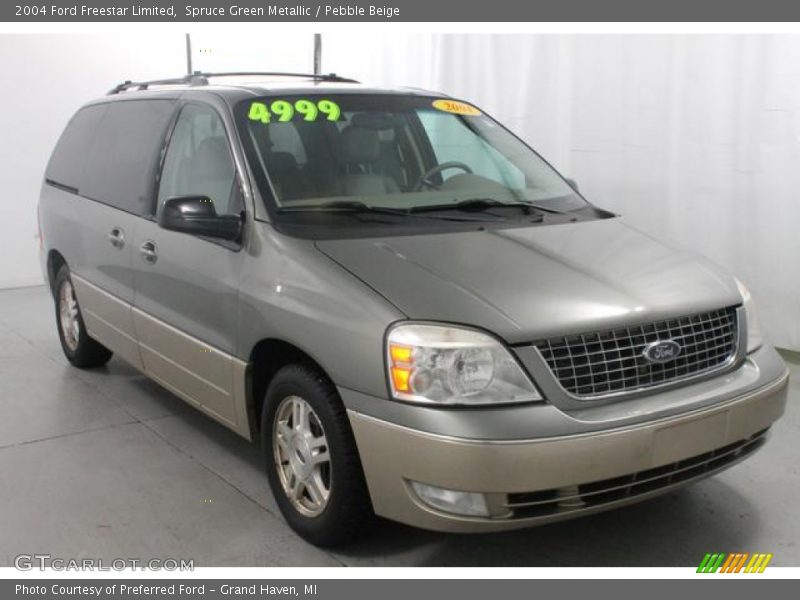 Spruce Green Metallic / Pebble Beige 2004 Ford Freestar Limited