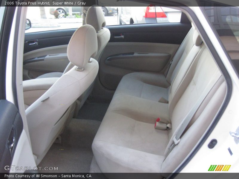 Super White / Gray 2006 Toyota Prius Hybrid