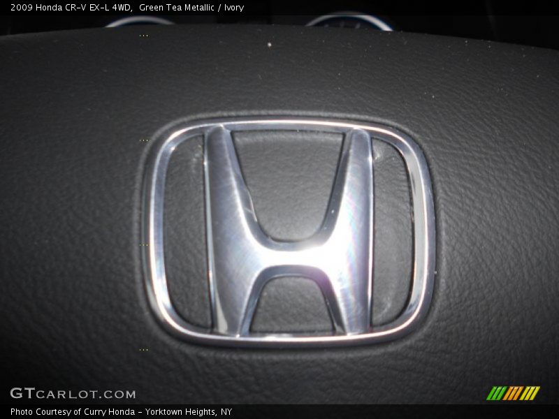 Green Tea Metallic / Ivory 2009 Honda CR-V EX-L 4WD