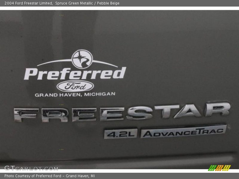 Spruce Green Metallic / Pebble Beige 2004 Ford Freestar Limited