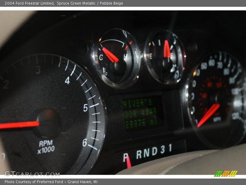 Spruce Green Metallic / Pebble Beige 2004 Ford Freestar Limited
