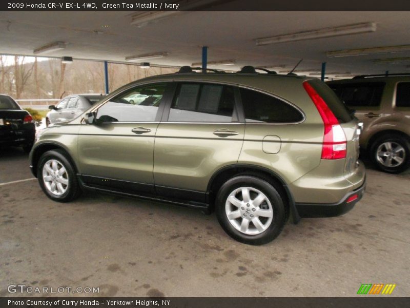 Green Tea Metallic / Ivory 2009 Honda CR-V EX-L 4WD