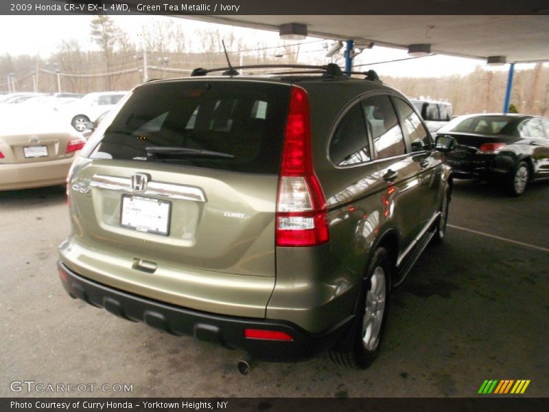 Green Tea Metallic / Ivory 2009 Honda CR-V EX-L 4WD