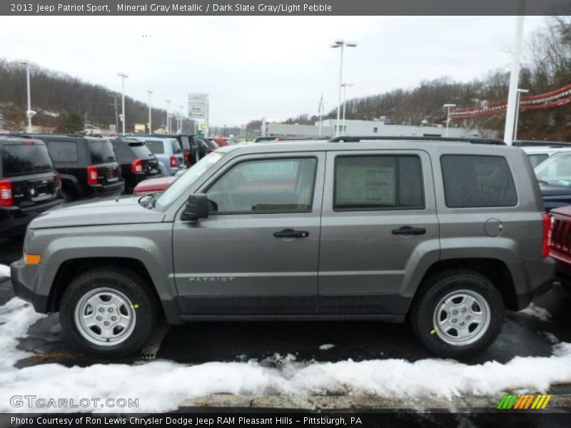 Mineral Gray Metallic / Dark Slate Gray/Light Pebble 2013 Jeep Patriot Sport