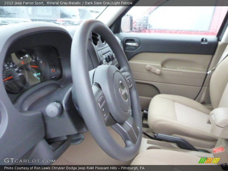 Mineral Gray Metallic / Dark Slate Gray/Light Pebble 2013 Jeep Patriot Sport