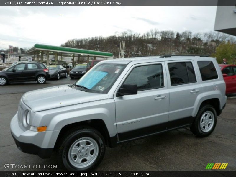 Bright Silver Metallic / Dark Slate Gray 2013 Jeep Patriot Sport 4x4