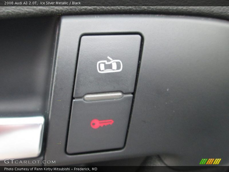 Ice Silver Metallic / Black 2008 Audi A3 2.0T