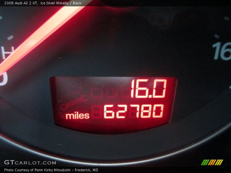 Ice Silver Metallic / Black 2008 Audi A3 2.0T